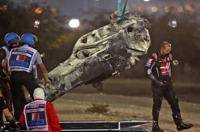 Accident de Romain Grosjean | 