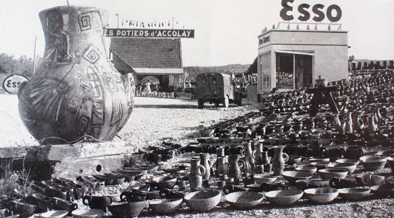 carte postale AA / vue station service 05 | 